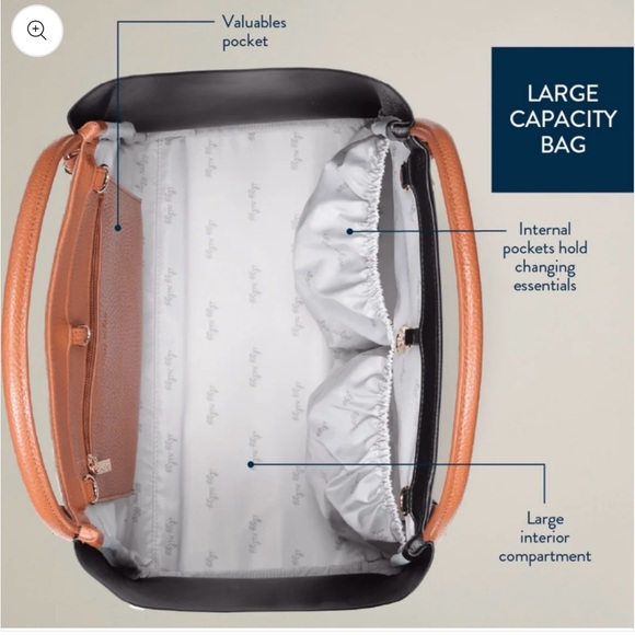 ITZY RITZY - BOSS TOTE COFFEE AND CREAM - Picture 11 of 11